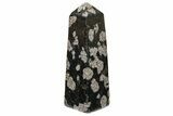 Polished Snowflake Stone Obelisk - Pakistan #237804-1